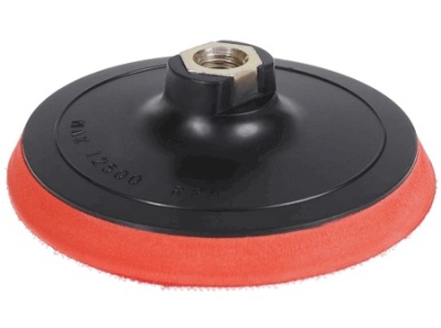 Опорная тарелка пластик с толстой подкладкой D100 M14